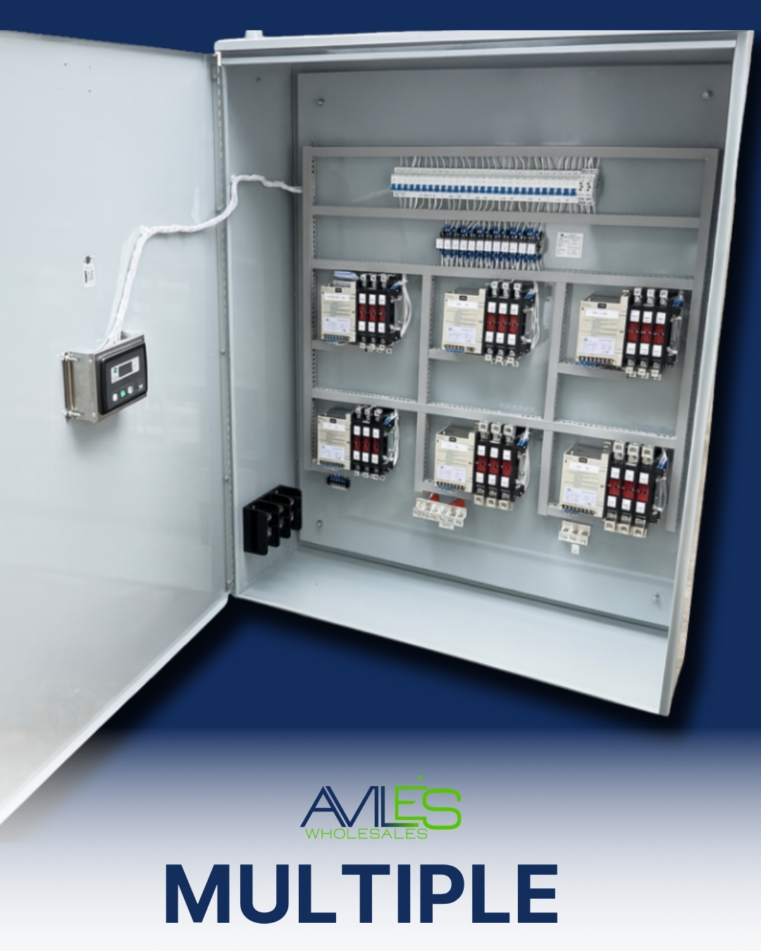 ATS múltiple para edificio con 6 locales comerciales